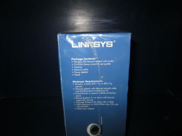 Linksys wvc200 internet camera with audio